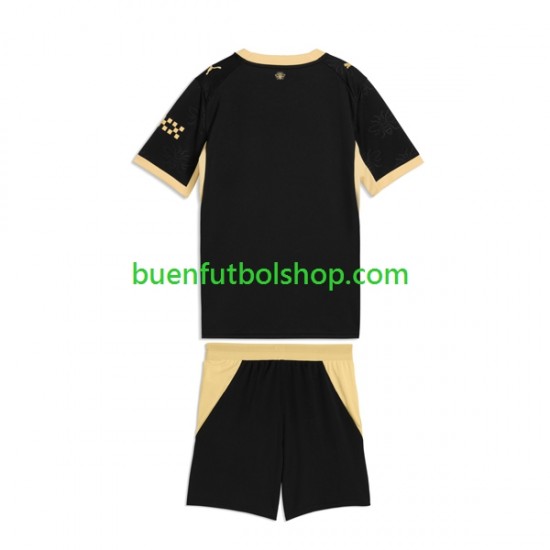 Camiseta de Fútbol Manchester City 2026-2027 Segunda Equipación Manga Corta Niño