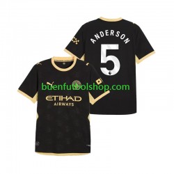 Camiseta de Fútbol Manchester City Elliot Anderson 5 2026-2027 Segunda Equipación Manga Corta Hombre