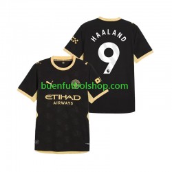 Camiseta de Fútbol Manchester City Erling Haaland 9 2026-2027 Segunda Equipación Manga Corta Hombre