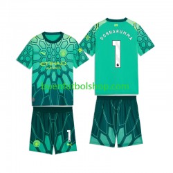 Camiseta de Fútbol Manchester City Portero Gianluigi Donnarumma 1 2026-2027 Primera Equipación Manga Corta Niño
