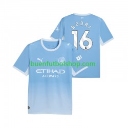 Camiseta de Fútbol Manchester City Rodri 16 2026-2027 Primera Equipación Manga Corta Hombre