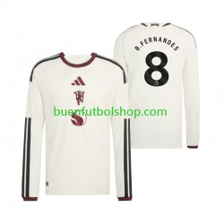 Camiseta de Fútbol Manchester United Bruno Fernandes 8 2026-2027 Tercera Equipación Manga Larga Hombre