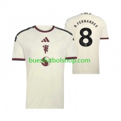 Camiseta de Fútbol Manchester United Bruno Fernandes 8 2026-2027 Tercera Equipación Manga Corta Hombre