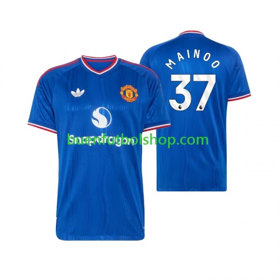Camiseta de Fútbol Manchester United Kobbie Mainoo 37 2026-2027 Segunda Equipación Manga Corta Hombre