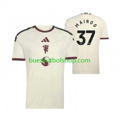 Camiseta de Fútbol Manchester United Kobbie Mainoo 37 2026-2027 Tercera Equipación Manga Corta Hombre