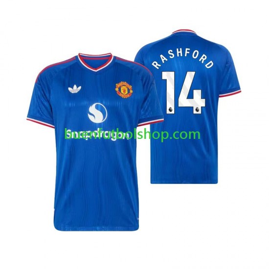 Camiseta de Fútbol Manchester United Marcus Rashford 14 2026-2027 Segunda Equipación Manga Corta Hombre
