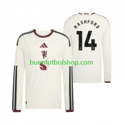 Camiseta de Fútbol Manchester United Marcus Rashford 14 2026-2027 Tercera Equipación Manga Larga Hombre