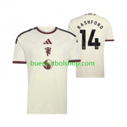 Camiseta de Fútbol Manchester United Marcus Rashford 14 2026-2027 Tercera Equipación Manga Corta Hombre