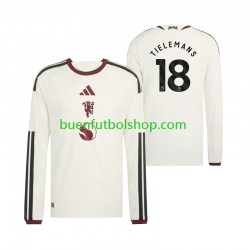 Camiseta de Fútbol Manchester United Youri Tielemans 18 2026-2027 Tercera Equipación Manga Larga Hombre