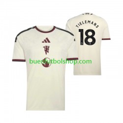 Camiseta de Fútbol Manchester United Youri Tielemans 18 2026-2027 Tercera Equipación Manga Corta Hombre