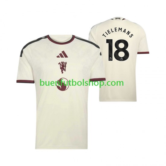 Camiseta de Fútbol Manchester United Youri Tielemans 18 2026-2027 Tercera Equipación Manga Corta Hombre