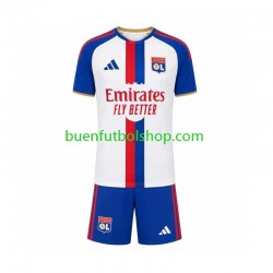 Camiseta de Fútbol Olympique de Lyon 2026-2027 Segunda Equipación Manga Corta Niño
