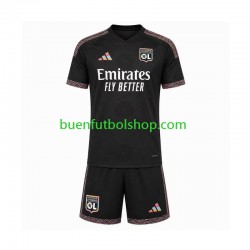 Camiseta de Fútbol Olympique de Lyon 2026-2027 Tercera Equipación Manga Corta Niño