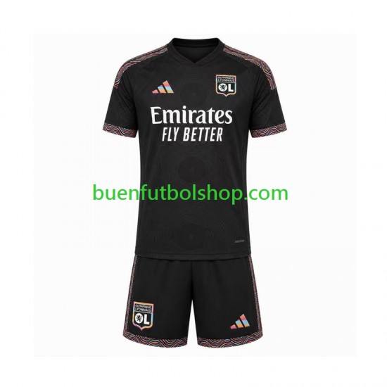 Camiseta de Fútbol Olympique de Lyon 2026-2027 Tercera Equipación Manga Corta Niño