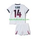 Camiseta de Fútbol Paris Saint-Germain Desire Doue 14 2026-2027 Segunda Equipación Manga Corta Niño
