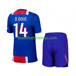 Camiseta de Fútbol Paris Saint-Germain Desire Doue 14 2026-2027 Primera Equipación Manga Corta Niño