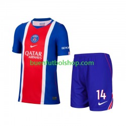 Camiseta de Fútbol Paris Saint-Germain Desire Doue 14 2026-2027 Primera Equipación Manga Corta Niño