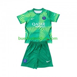Camiseta de Fútbol Paris Saint-Germain Portero 2026-2027 Segunda Equipación Manga Corta Niño
