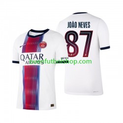 Camiseta de Fútbol Paris Saint-Germain Joao Neves 87 2026-2027 Segunda Equipación Manga Corta Hombre