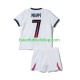 Camiseta de Fútbol Paris Saint-Germain Kylian Mbappe 7 2026-2027 Segunda Equipación Manga Corta Niño
