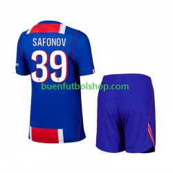 Camiseta de Fútbol Paris Saint-Germain Matvey Safonov 39 2026-2027 Primera Equipación Manga Corta Niño