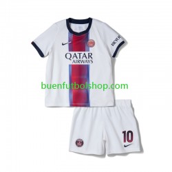 Camiseta de Fútbol Paris Saint-Germain Neymar JR 10 2026-2027 Segunda Equipación Manga Corta Niño