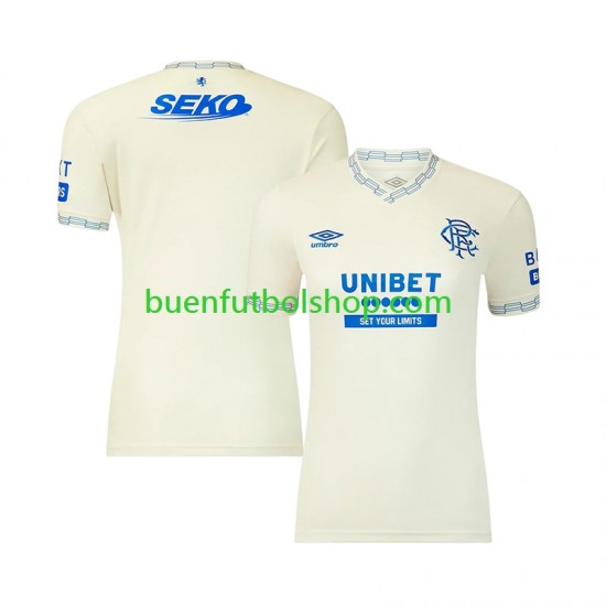 Camiseta de Fútbol Rangers 2026-2027 Segunda Equipación Manga Corta Hombre