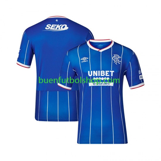 Camiseta de Fútbol Rangers 2026-2027 Primera Equipación Manga Corta Hombre