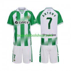 Camiseta de Fútbol Real Betis Anthoy 7 2026-2027 Primera Equipación Manga Corta Niño