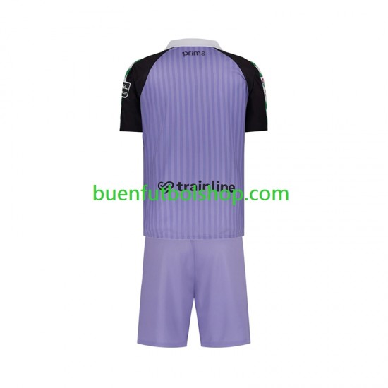 Camiseta de Fútbol Real Betis Portero Retro 2025-2026 Primera Equipación Manga Corta Niño