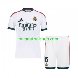Camiseta de Fútbol Real Madrid Arda Guler 15 2026-2027 Primera Equipación Manga Corta Niño