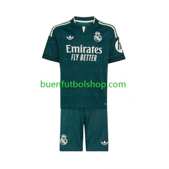 Camiseta de Fútbol Real Madrid 2026-2027 Segunda Equipación Manga Corta Niño