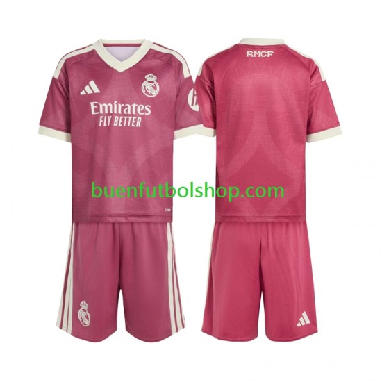 Camiseta de Fútbol Real Madrid 2026-2027 Tercera Equipación Manga Corta Niño