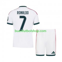 Camiseta de Fútbol Real Madrid Cristiano Ronaldo 7 2026-2027 Primera Equipación Manga Corta Niño