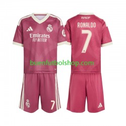 Camiseta de Fútbol Real Madrid Cristiano Ronaldo 7 2026-2027 Tercera Equipación Manga Corta Niño