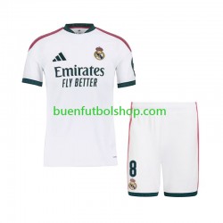 Camiseta de Fútbol Real Madrid Federico Valverde 8 2026-2027 Primera Equipación Manga Corta Niño
