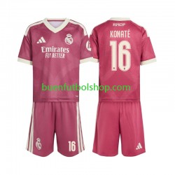 Camiseta de Fútbol Real Madrid Ibrahima Konate 16 2026-2027 Tercera Equipación Manga Corta Niño