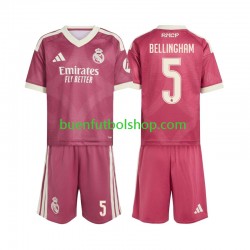 Camiseta de Fútbol Real Madrid Jude Bellingham 5 2026-2027 Tercera Equipación Manga Corta Niño