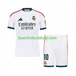 Camiseta de Fútbol Real Madrid Kylian Mbappe 10 2026-2027 Primera Equipación Manga Corta Niño
