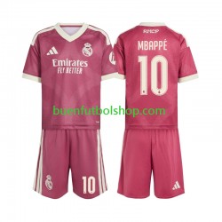Camiseta de Fútbol Real Madrid Kylian Mbappe 10 2026-2027 Tercera Equipación Manga Corta Niño
