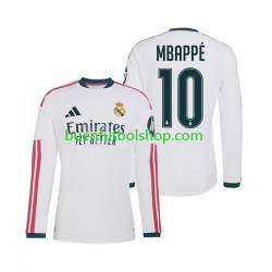 Camiseta de Fútbol Real Madrid Kylian Mbappe 10 2026-2027 Primera Equipación Manga Larga Hombre