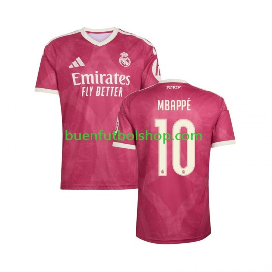 Camiseta de Fútbol Real Madrid Kylian Mbappe 10 2026-2027 Tercera Equipación Manga Corta Hombre