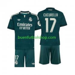 Camiseta de Fútbol Real Madrid Marc Cucurella 17 2026-2027 Segunda Equipación Manga Corta Niño