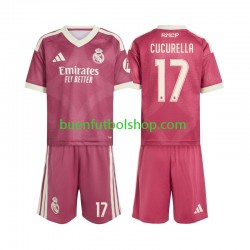 Camiseta de Fútbol Real Madrid Marc Cucurella 17 2026-2027 Tercera Equipación Manga Corta Niño