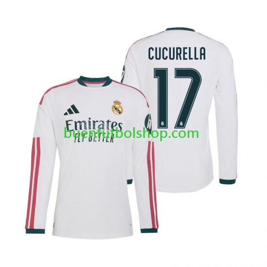 Camiseta de Fútbol Real Madrid Marc Cucurella 17 2026-2027 Primera Equipación Manga Larga Hombre