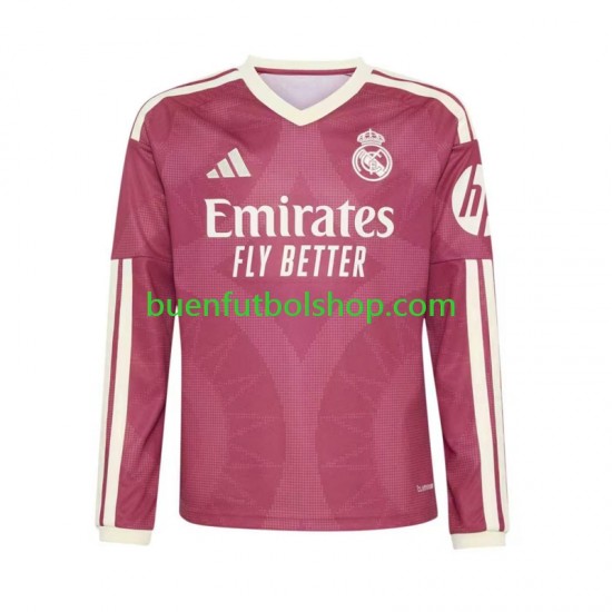 Camiseta de Fútbol Real Madrid 2026-2027 Tercera Equipación Manga Larga Hombre
