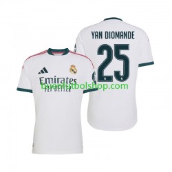 Camiseta de Fútbol Real Madrid Yan Diomande 25 2026-2027 Primera Equipación Manga Corta Hombre