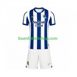 Camiseta de Fútbol Real Sociedad 2026-2027 Primera Equipación Manga Corta Niño