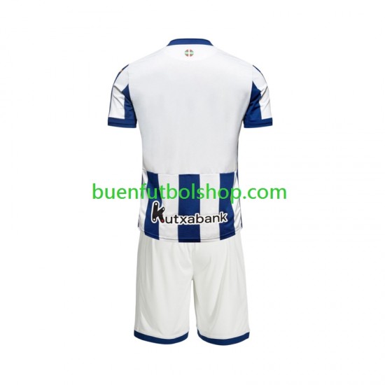 Camiseta de Fútbol Real Sociedad 2026-2027 Primera Equipación Manga Corta Niño