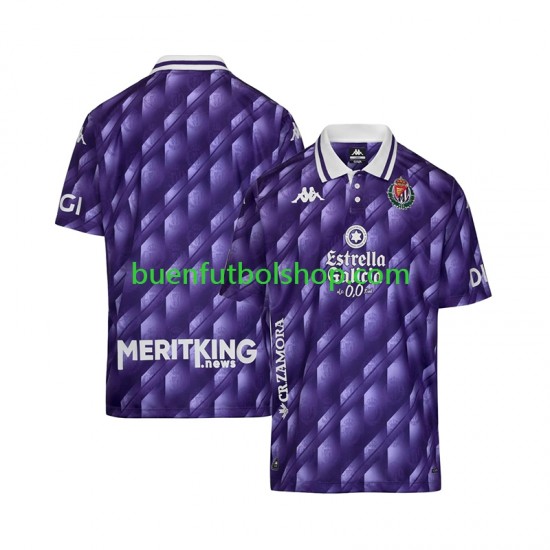Camiseta de Fútbol Real Valladolid Retro 2025-2026 Primera Equipación Manga Corta Hombre
